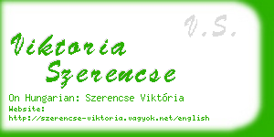 viktoria szerencse business card